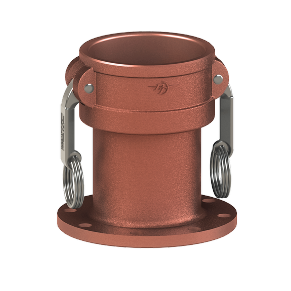 TTFC-Tank Truck Flange X Coupler GOV-HBS Cams, Sand Anodized Alum